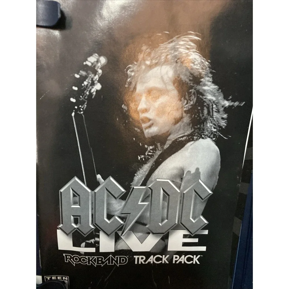 AC/DC Live: Rock Band Track Pack COMPLETE GAME for Playstation 2 PS2 system